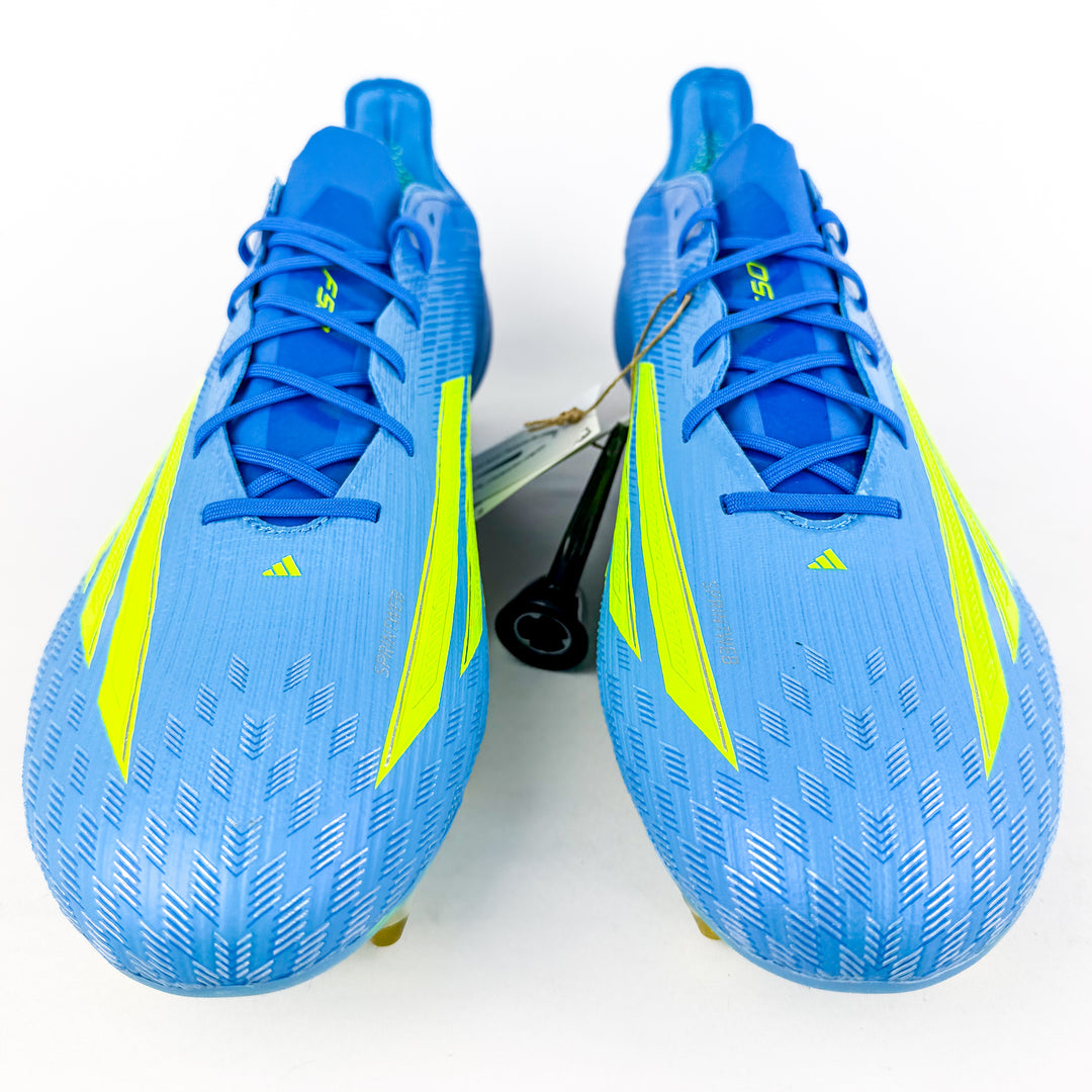 Adidas F50 Elite SG - Lucid Ray Blue/Team Solar Yellow/Lucid Aquamarine *In Box*