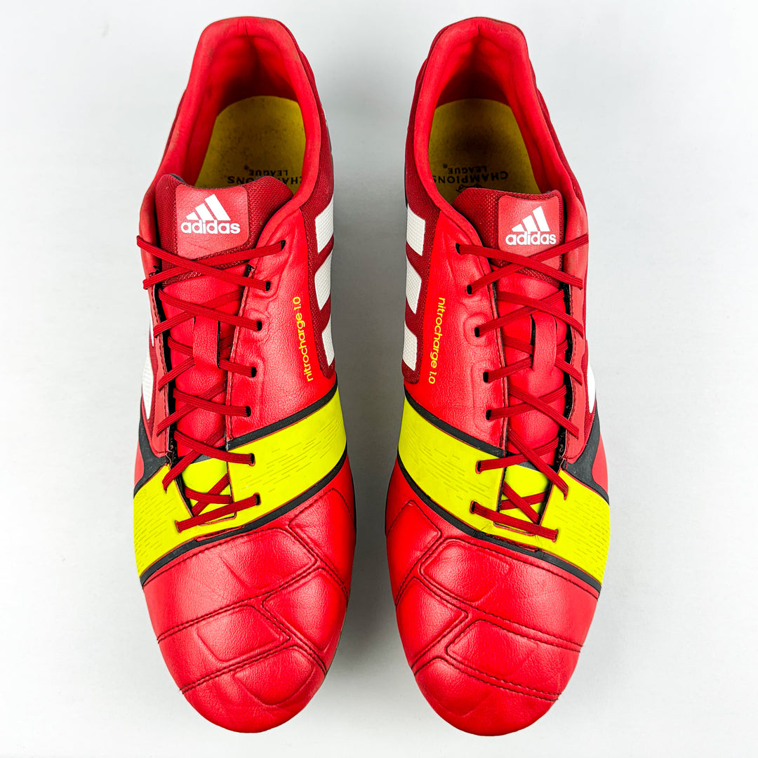 Adidas Nitrocharge 1.0 FG - Red/Electricity Yellow/Black/White *Pre-Owned*