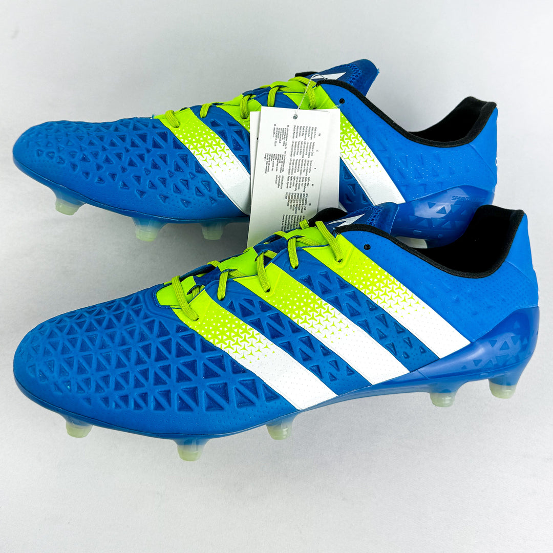 Adidas Ace 16.1 FG - Shock Blue/Semi Solar Slime/White *Brand New*