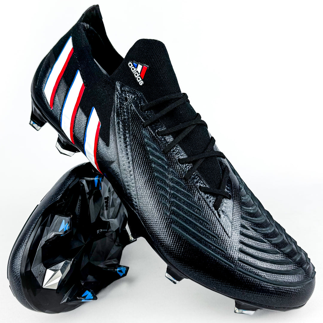 Adidas Predator Edge .1 Low FG - Core Black/White/Vivid Red/Bold Blue *Brand New*