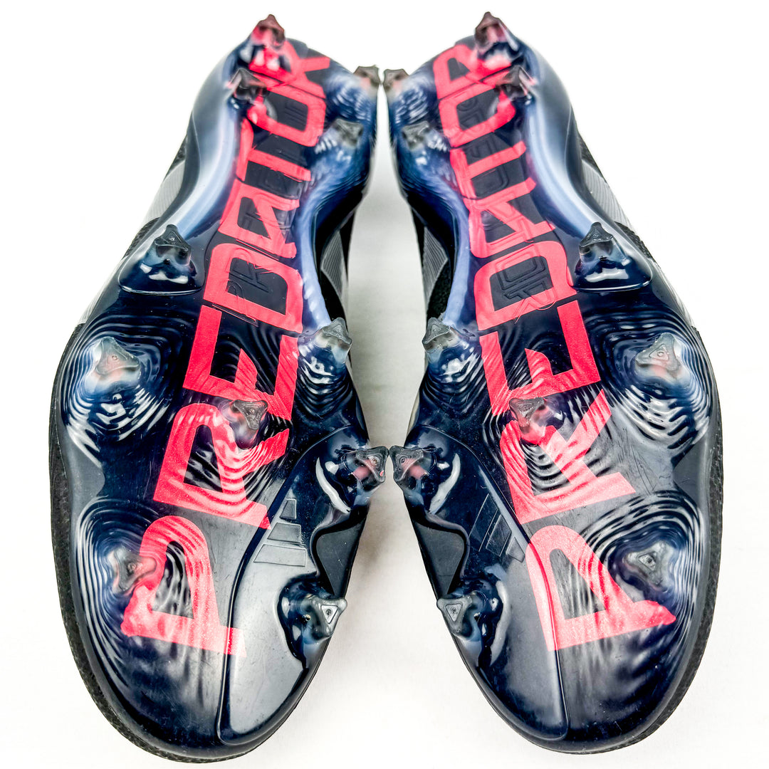 Adidas Predator Elite FG - Core Black/Grey Four/Lucid Red *Wore Once*