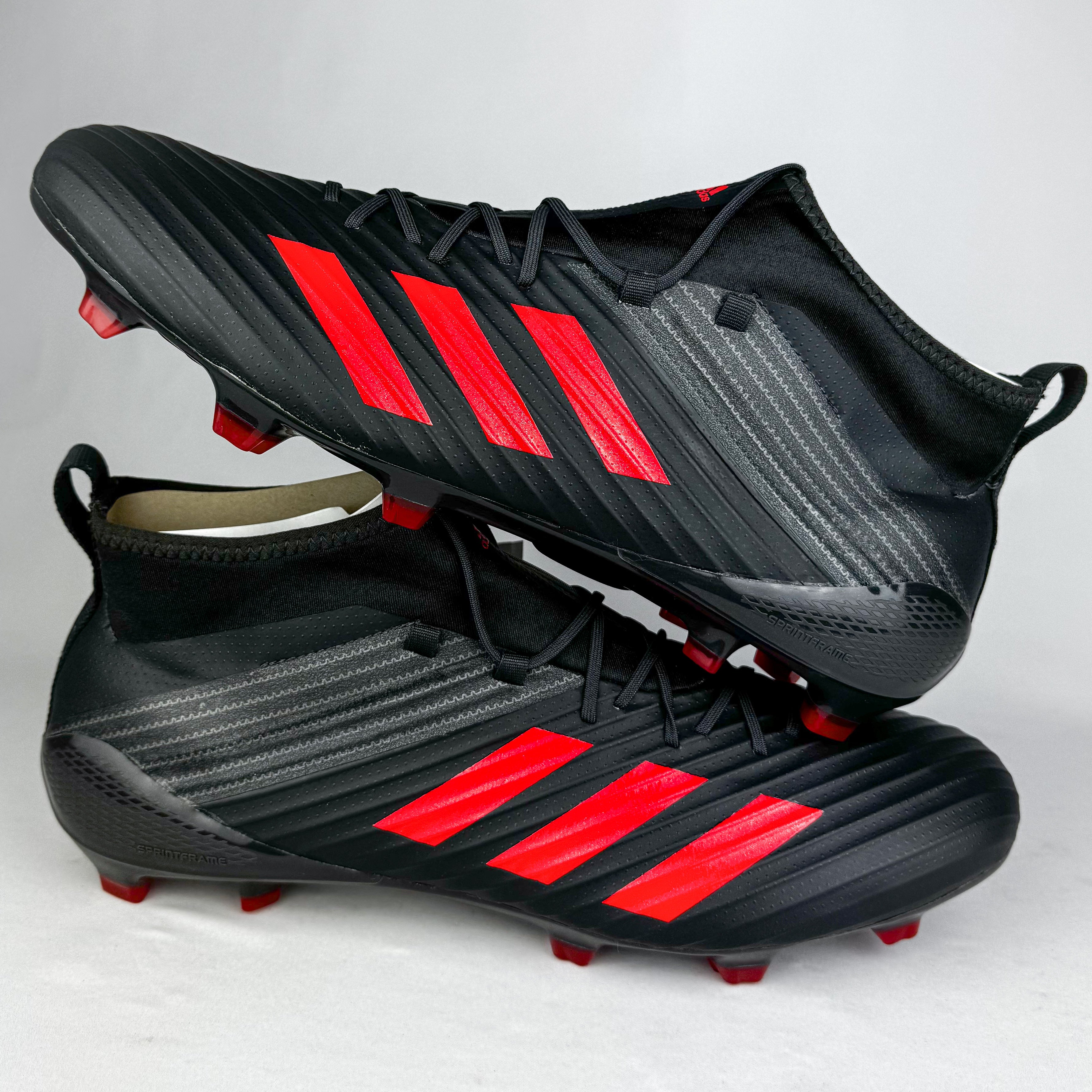 Adidas Predator Flare FG - Black/Light Brown/Hi-Res Red/Talc *In