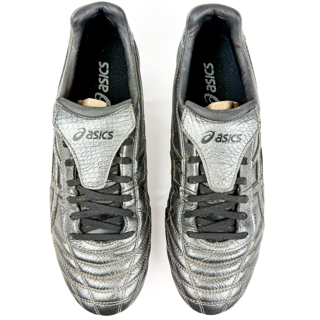 ASICS Lethal Testimonial 4 IT FG - Gunmetal Grey/Black *Pre-Owned*