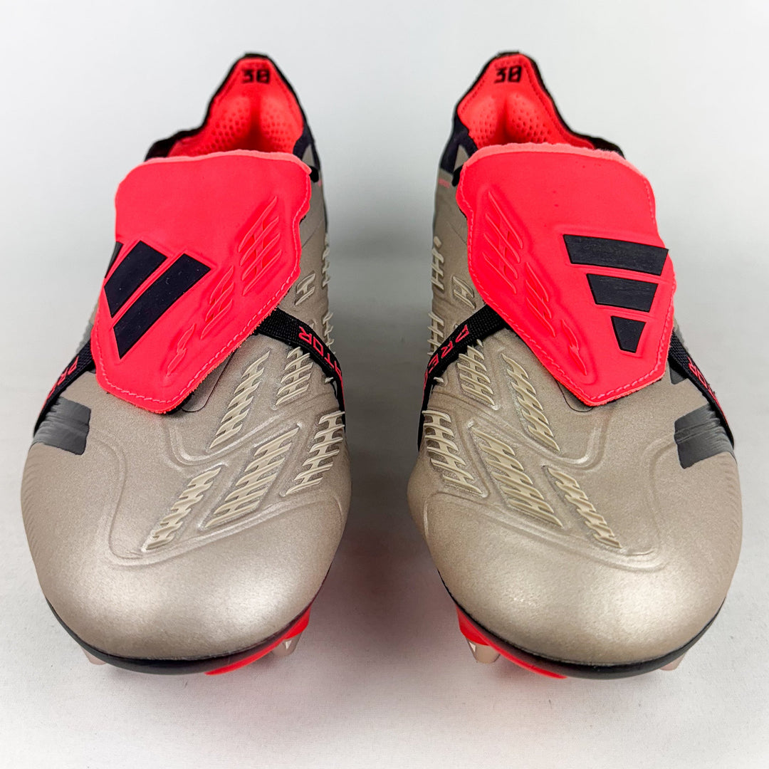 Adidas Predator Elite FT Tongue SG - Platinum Metallic/Aurora Black/Carbon *Brand New*