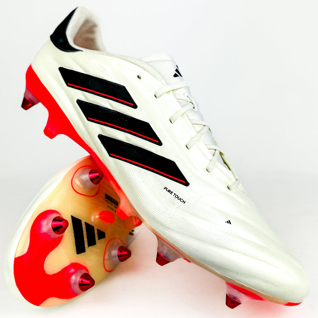 Adidas Copa Pure II .1 SG - Ivory/Core Black/Solar Red *Brand New*