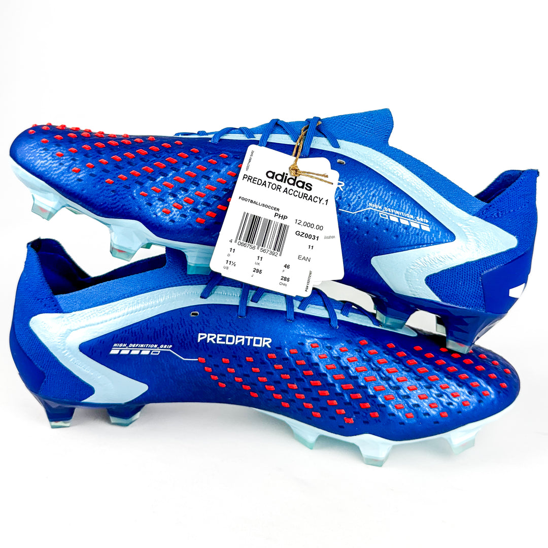 Adidas Predator Accuracy .1 Low FG - Bright Royal Blue/White/Blue Bliss/Infrared *In Box*