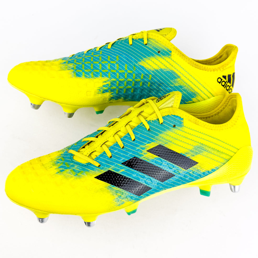Adidas Predator Malice Control SG - Shock Yellow/Core Black/Hi-Res Aqua *Pre-Owned*