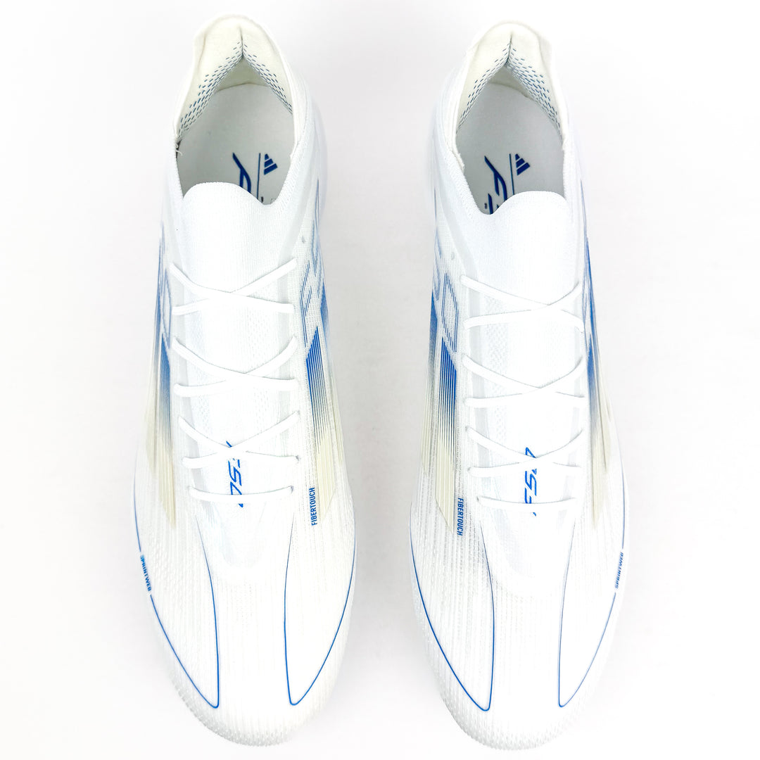 Adidas F50 Elite FG - White/Silver Metallic/Bright Royal *Rodrygo Custom*