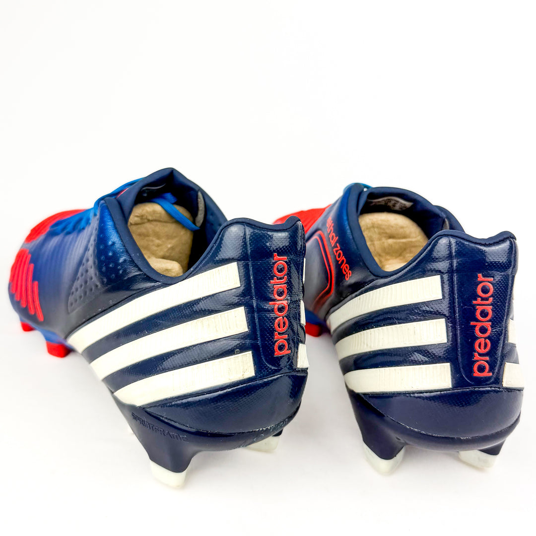 Adidas Predator LZ FG - Blue/White/Infrared *Wore Once*
