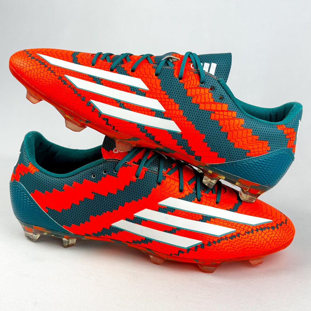 Adidas F30 Adizero 2014 FG - Messi Mirosar10 - Power Teal/White/Solar Orange *Wore Once*