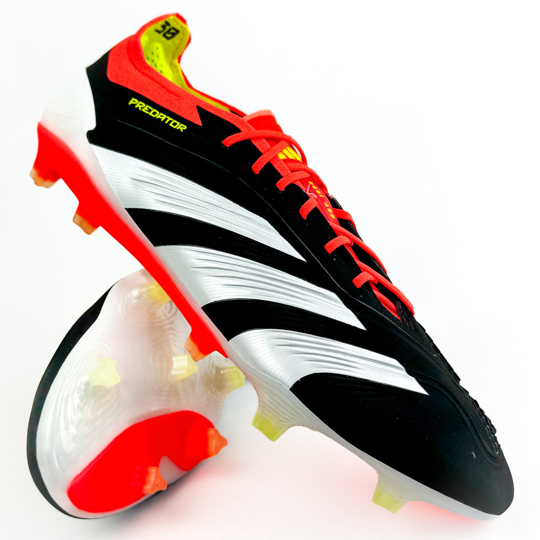 Adidas Predator Elite FG - Black/Solar Red/White/Solar Yellow *Brand New*