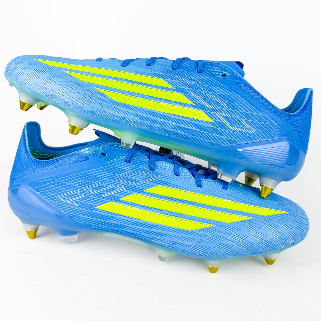 Adidas F50 Elite SG - Lucid Ray Blue/Team Solar Yellow/Lucid Aquamarine *In Box*