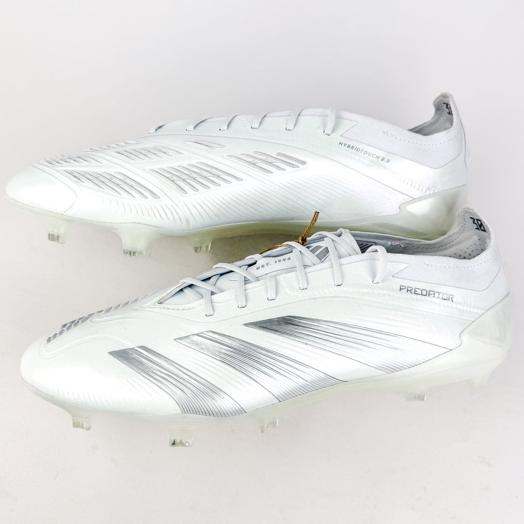 Adidas Predator Elite FG - White/Silver Metallic *Brand New*