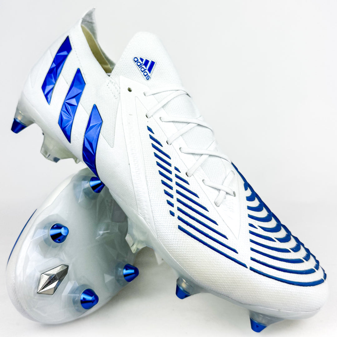 Adidas Predator Edge .1 Low SG - White/Hi-Res Blue *In Box*