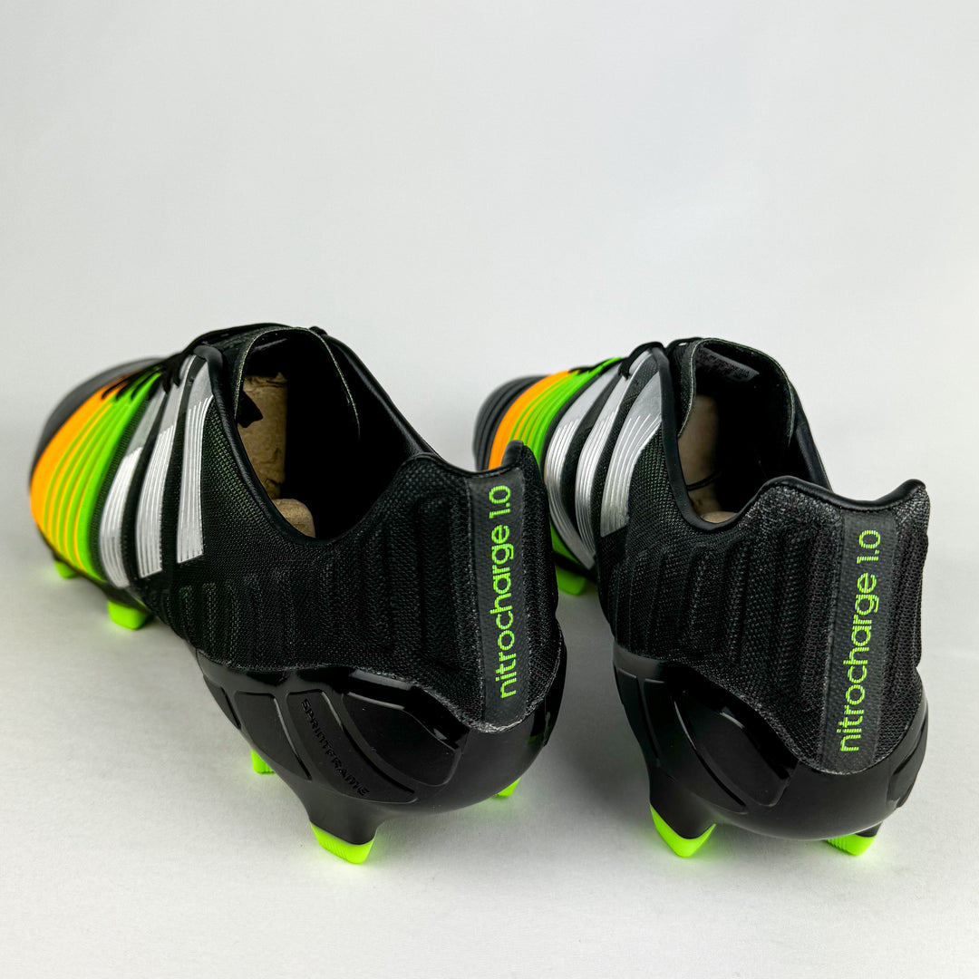 Adidas Nitrocharge 1.0 FG - Black/Metallic Silver/Solar Gold/Green *In Box*