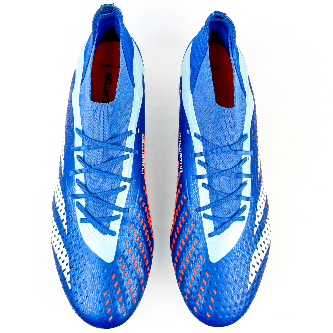 Adidas Predator Accuracy .1 FG - Bright Royal Blue/White/Blue Bliss/Infrared *Wore Once*