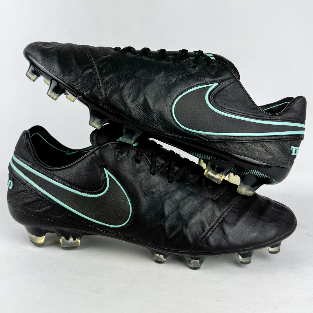 Nike Tiempo Legend VI Elite FG - Black/Hyper Turquoise *As New*