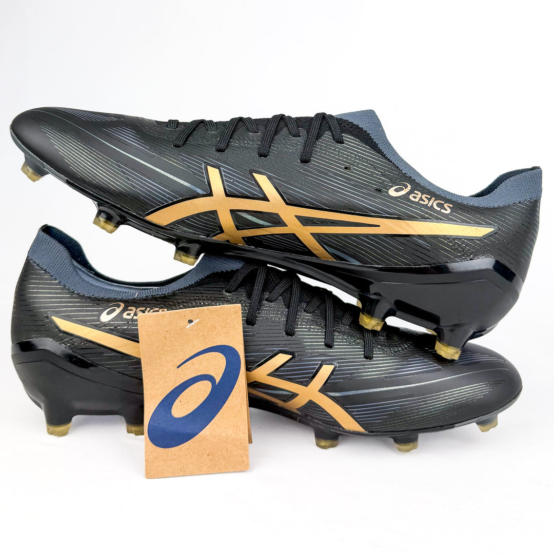 ASICS Menace 5 FG - Black/Pure Gold *Brand New*
