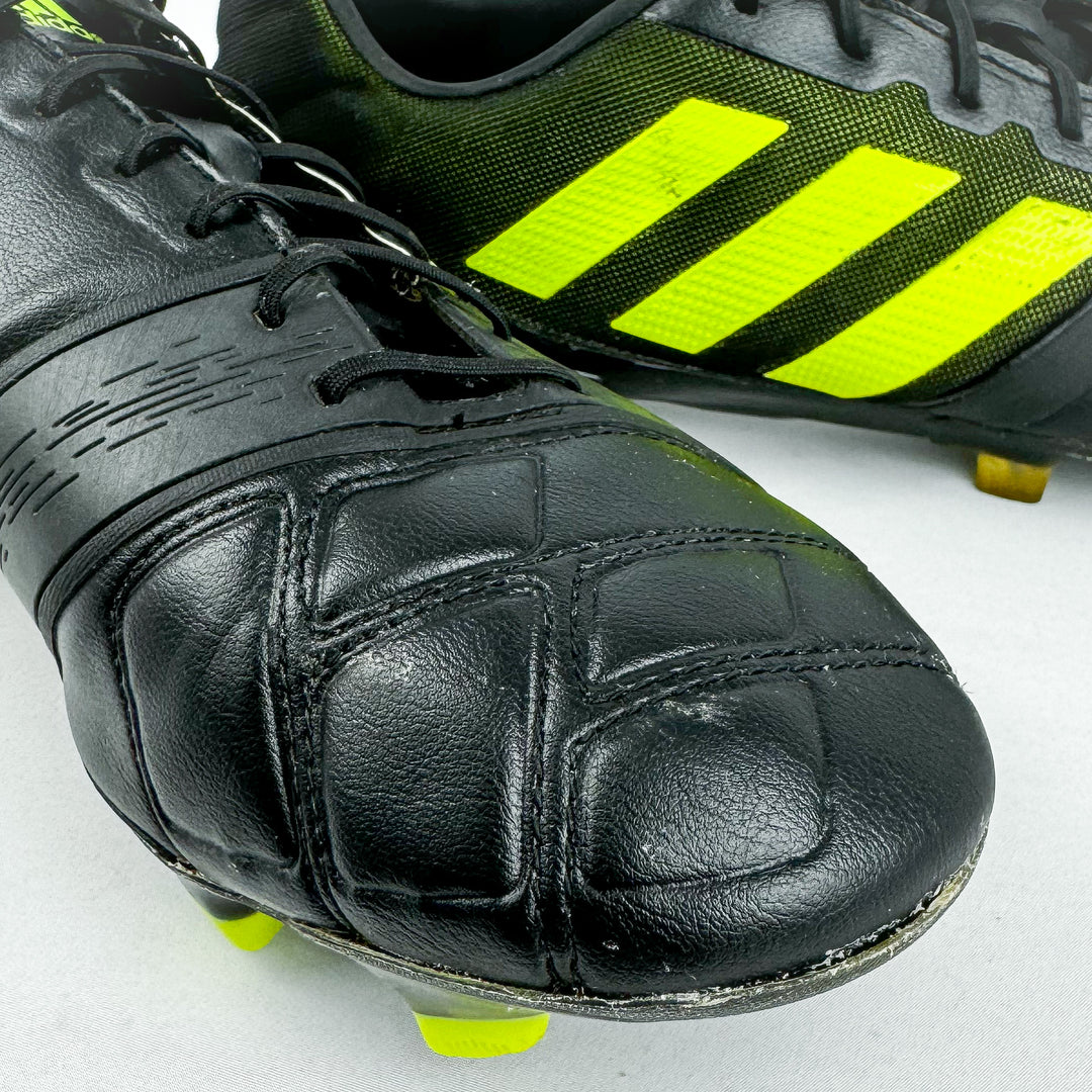 Adidas Nitrocharge 1.0 FG - Core Black/Slime *Pre-Owned*