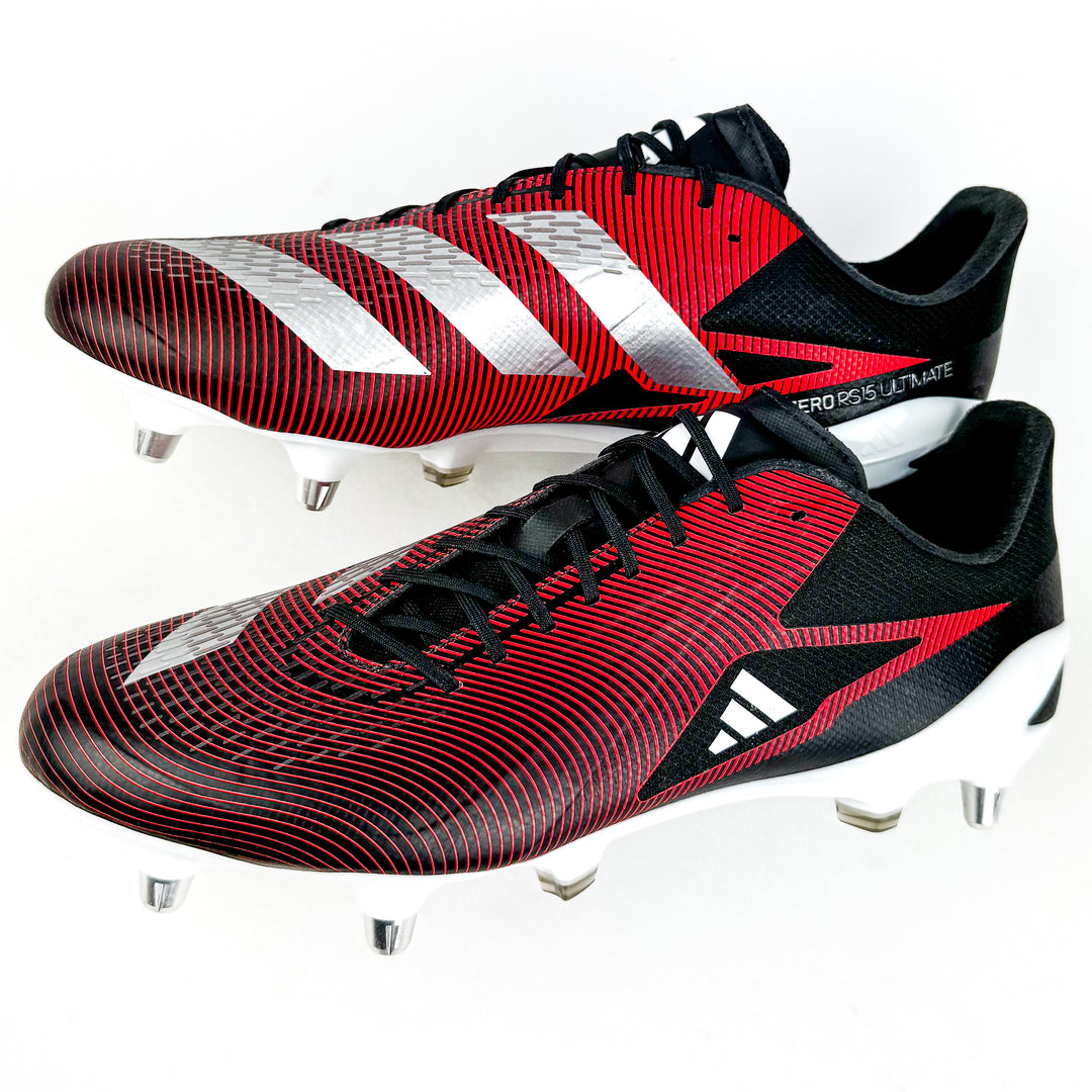 Adidas Adizero RS15 Ultimate SG - Core Black/Solar Red/Silver Metallic *Brand New*