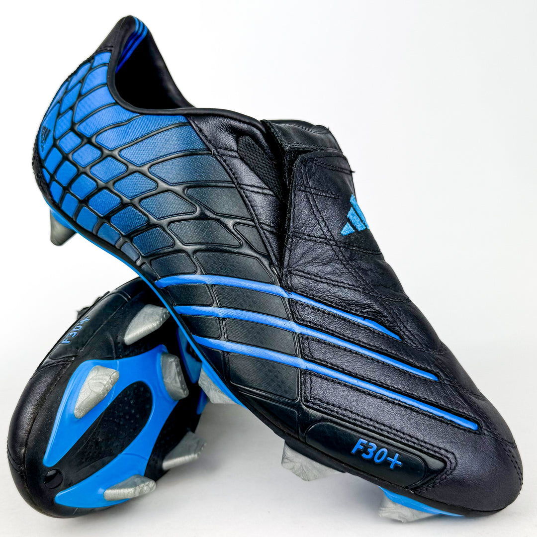 Adidas F30+ Spider 2005 TRX SG - Black/Light Blue *Brand New*
