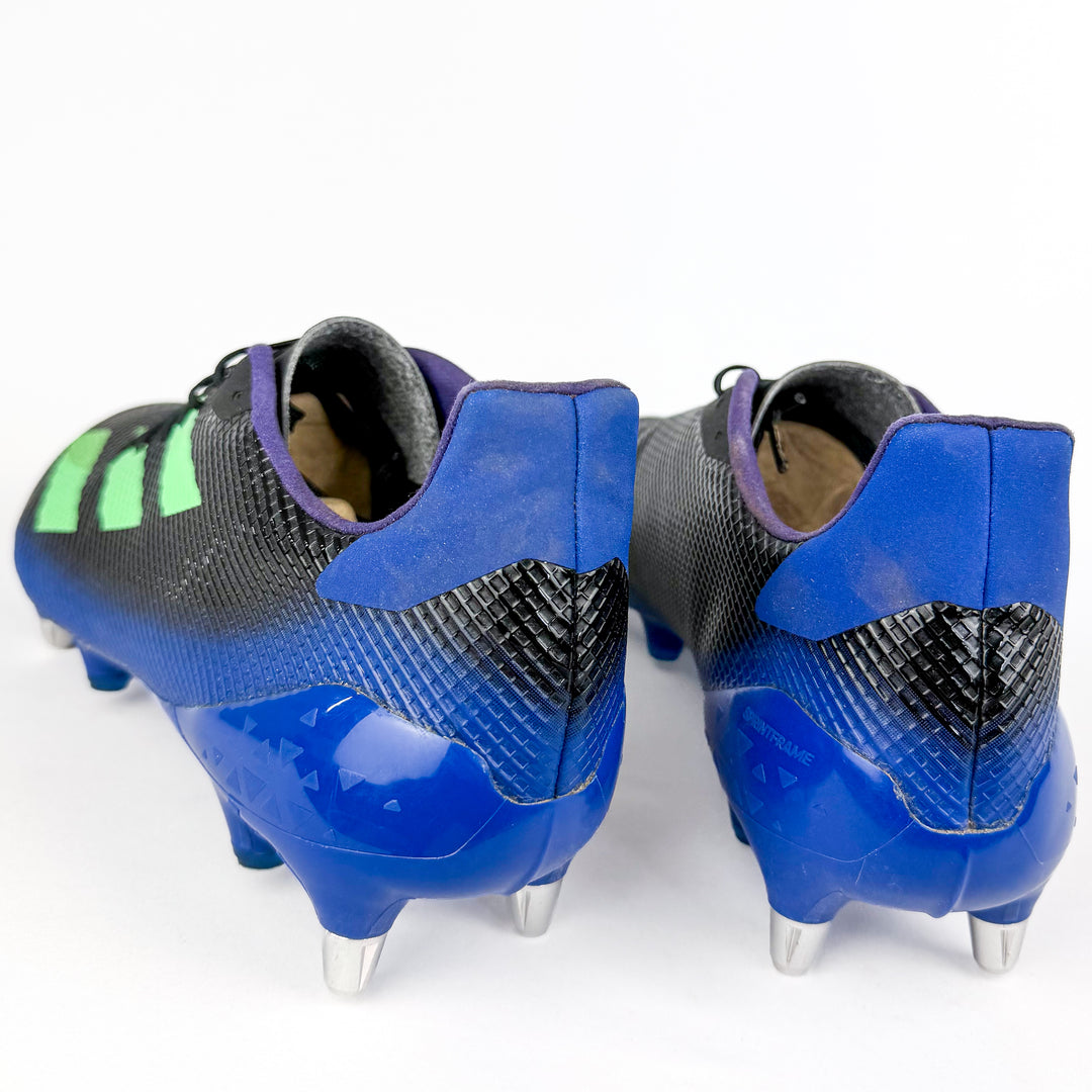 Adidas Adizero RS7 SG - Core Black/Beam Green/Team Shock Pink/Purple *Wore Once*