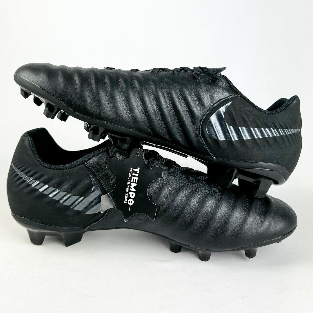 Nike Tiempo Legend VII Academy FG - Black/Black *Brand New*