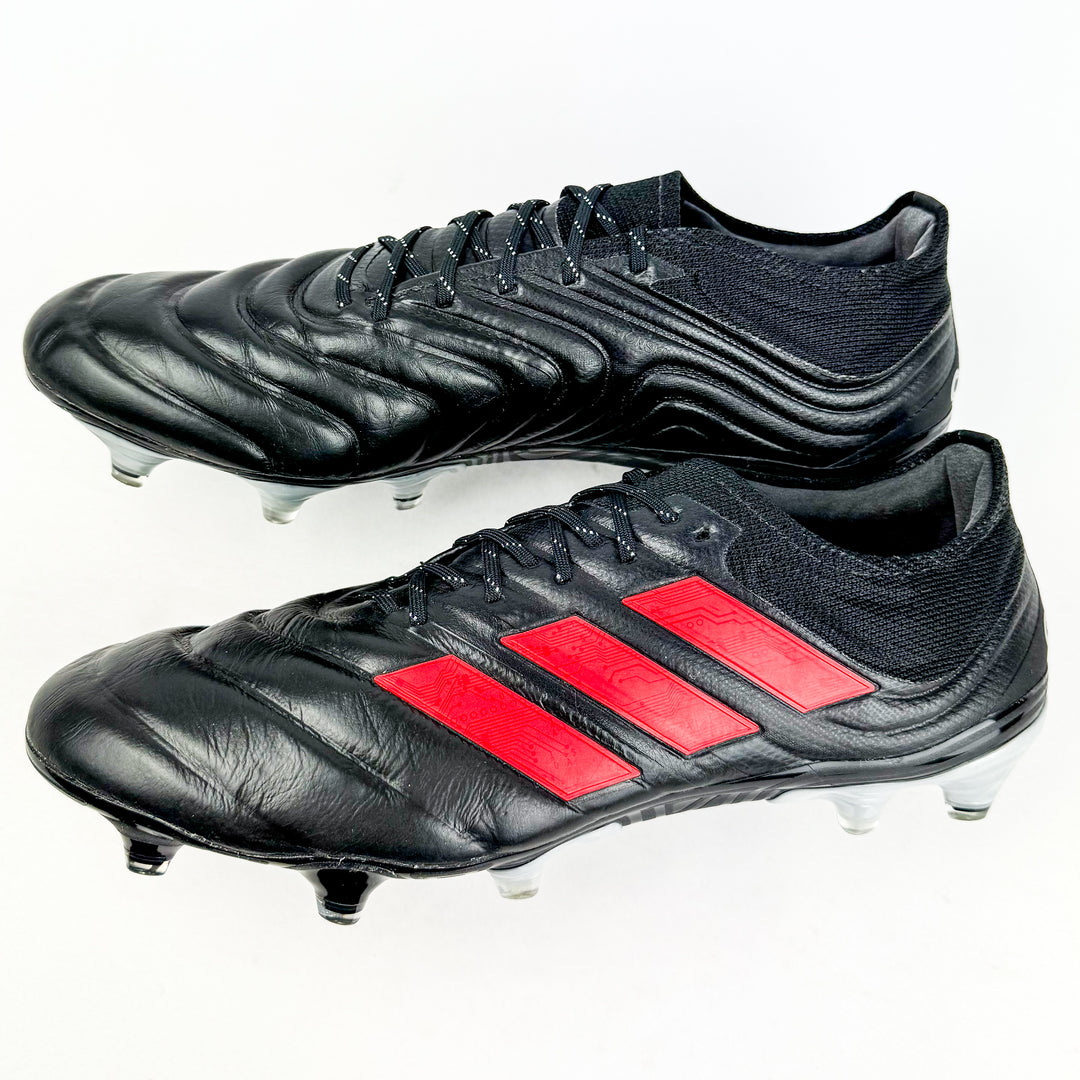 Adidas Copa 19.1 FG - Black/Hi-Res Red/Silver Metallic *As New*