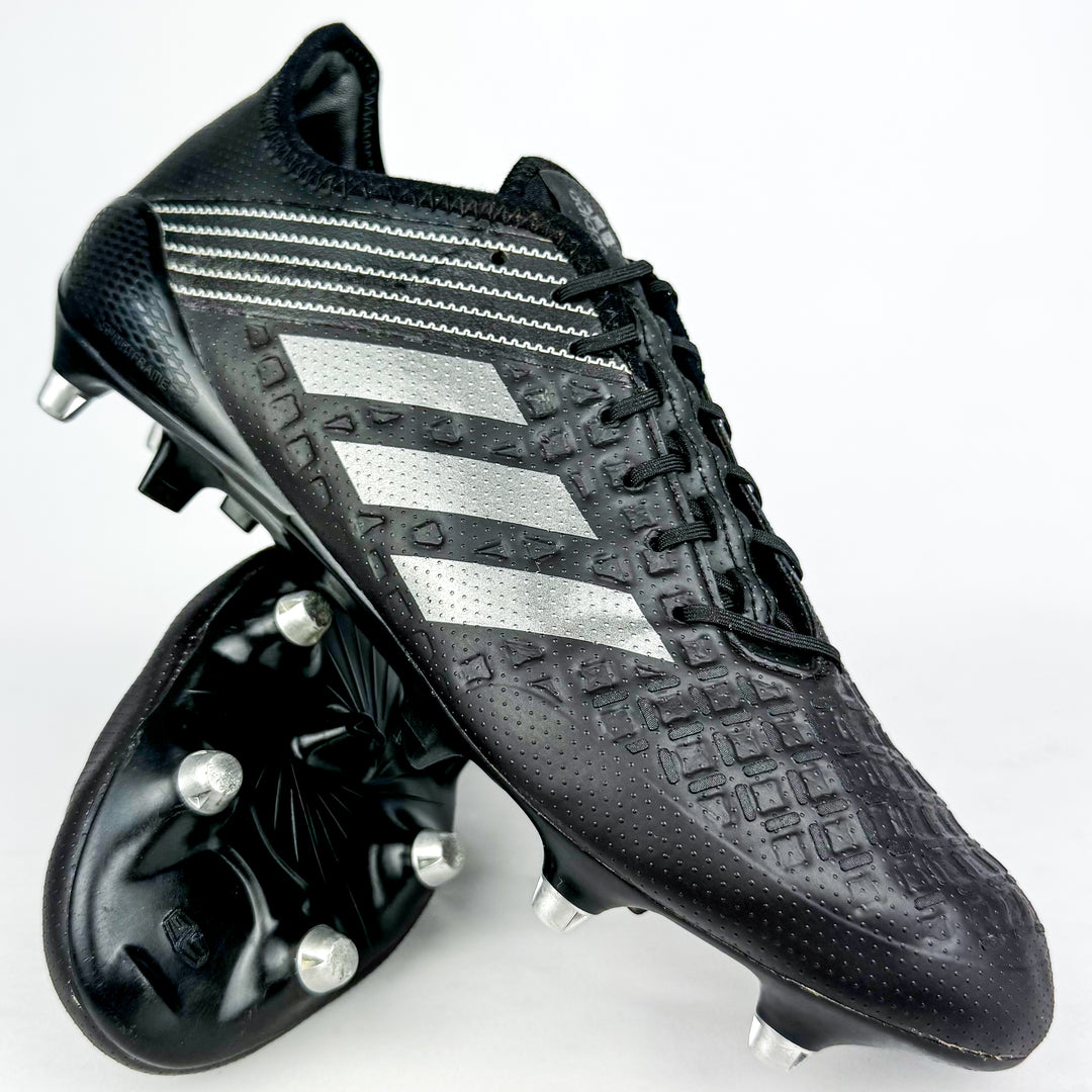 Adidas Predator Malice Control SG - Core Black/Utility Black/Silver Metallic *Wore Once*