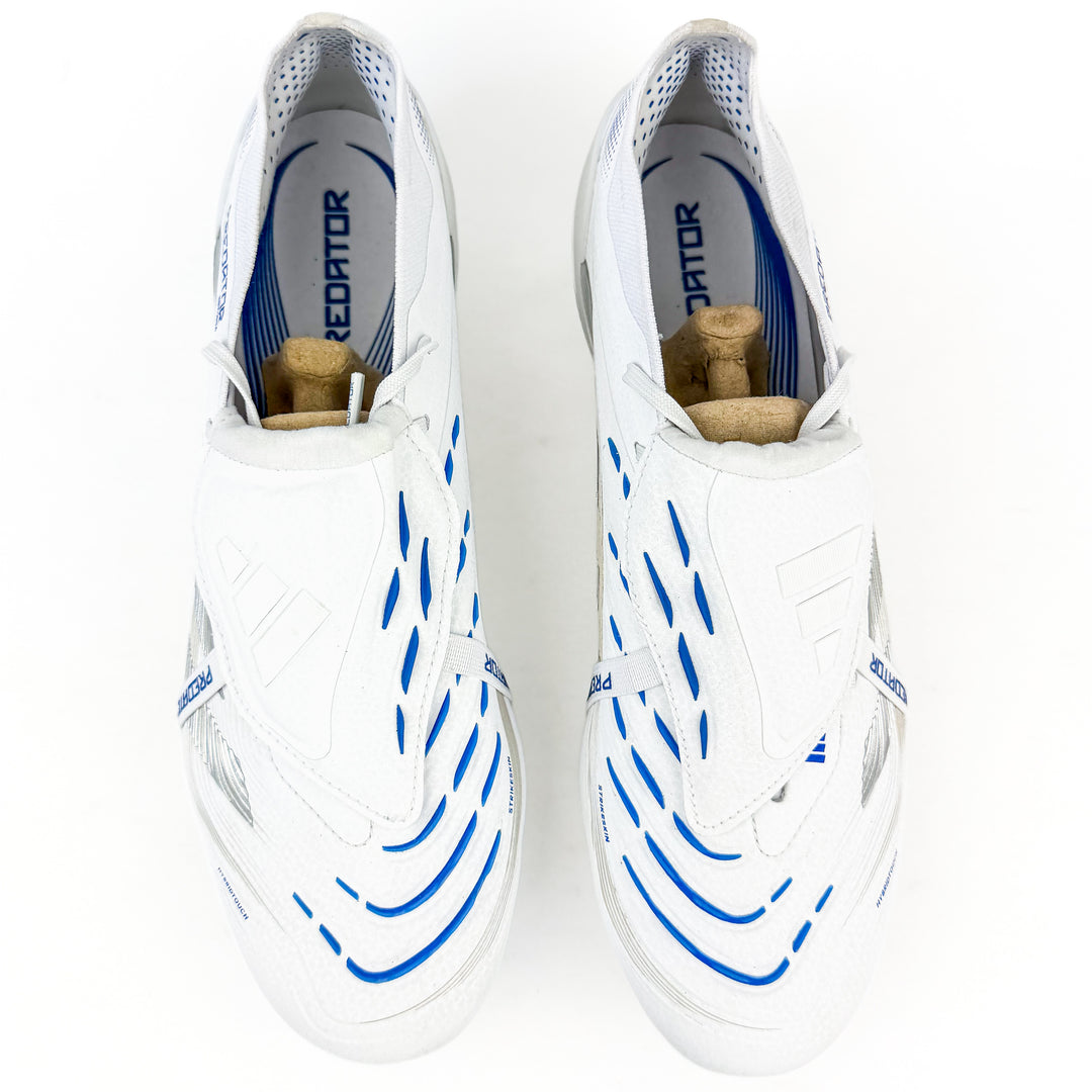 Adidas Predator Elite Tongue FT FG - White/Silver Metallic/Bright Royal *Brand New*