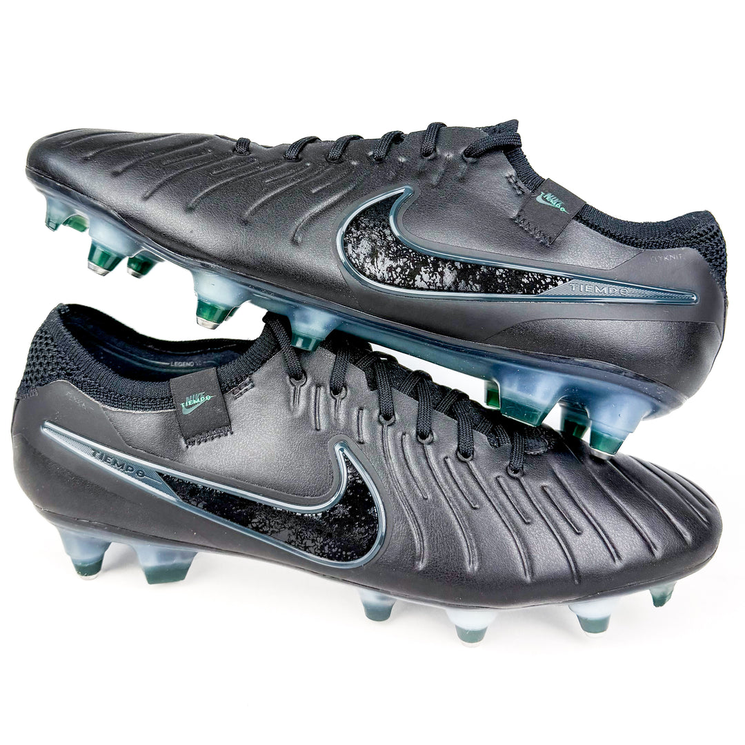 Nike Tiempo Legend 10 Elite AC SG-Pro  - Black/Deep Jungle *Wore Once*