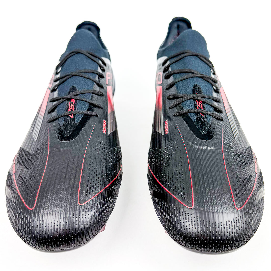 Adidas F50 Elite FG - Black/Iron Metallic/Lucid Red *Rodrygo Custom*