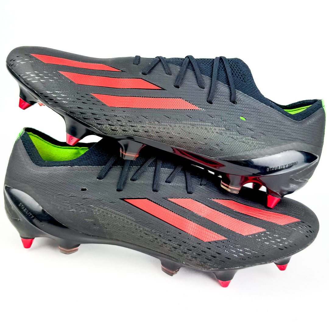 Adidas X Speedportal .1 SG - Core Black/Solar Red/Solar Green *As New*