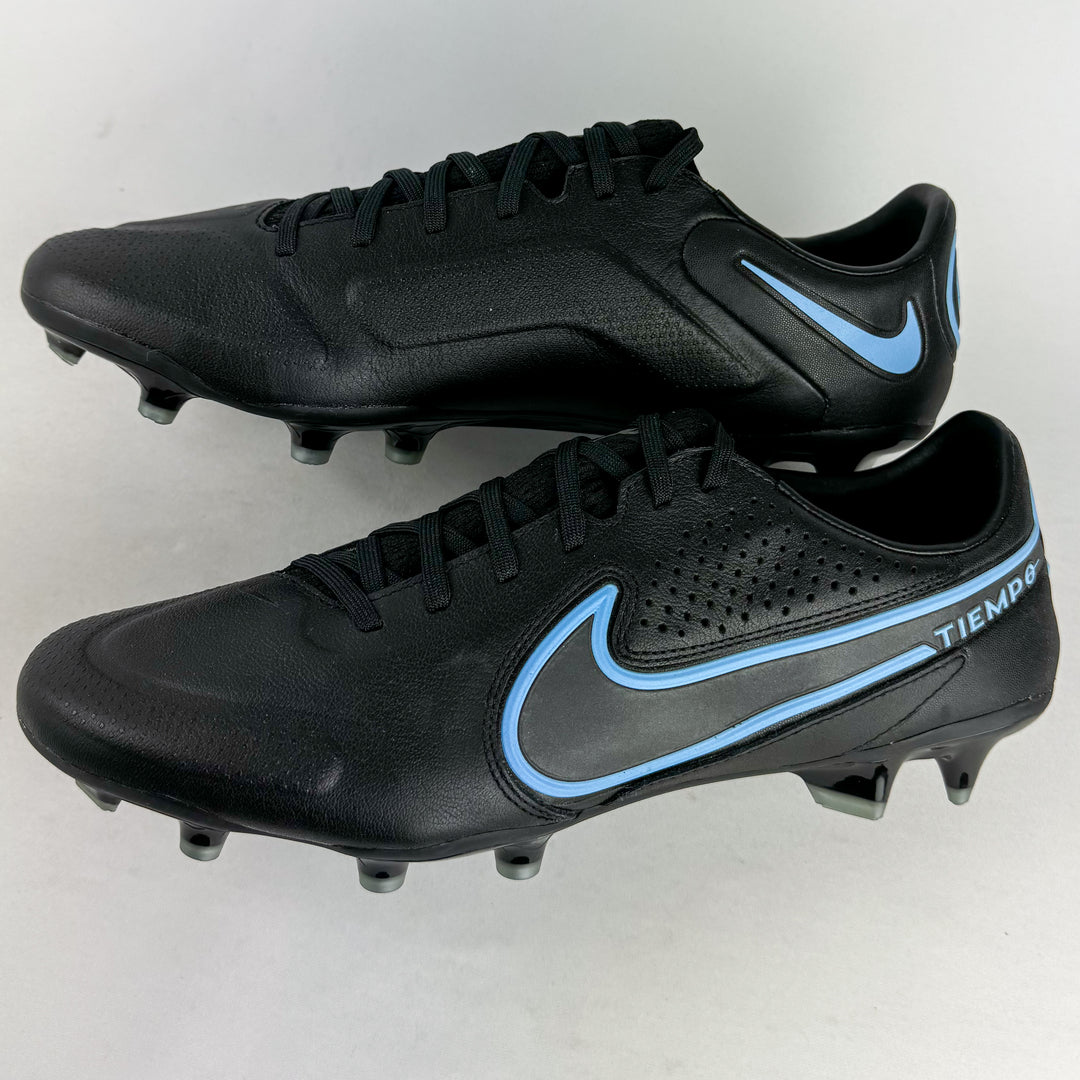 Nike Tiempo Legend 9 Pro FG - Black/Iron Grey/Light Photo Blue *In Box*