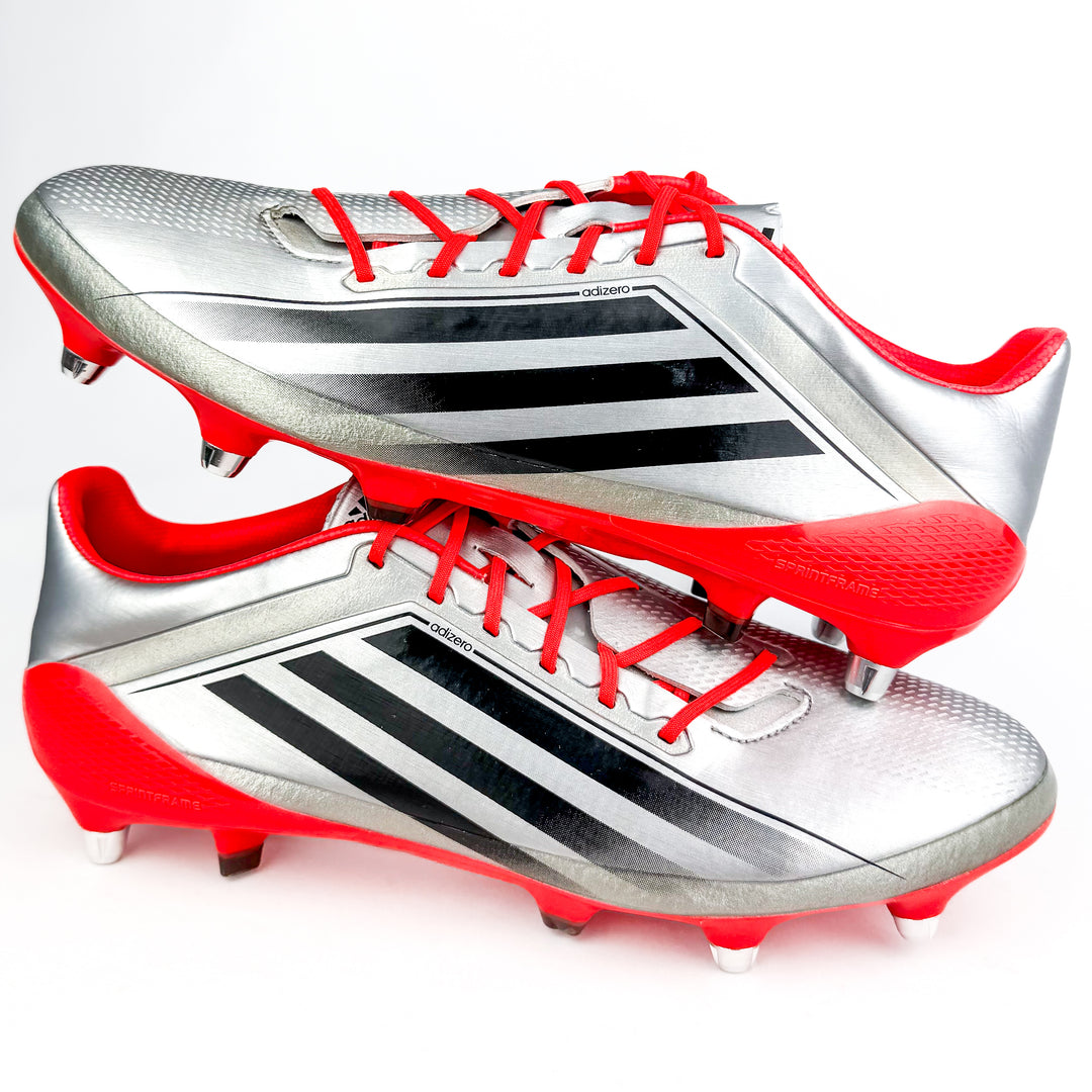 Adidas Adizero RS7 4.0 Pro SG - Silver Metallic/Core Black/Solar Red *As New*