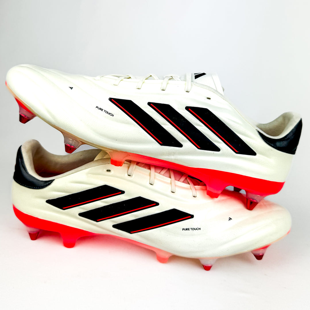 Adidas Copa Pure II .1 SG - Ivory/Core Black/Solar Red *Brand New*