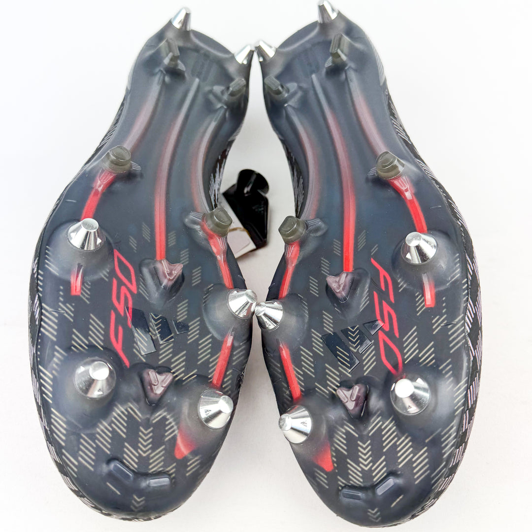 Adidas F50 Elite SG - Core Black/Lucid Red/Silver Metallic *In Box*
