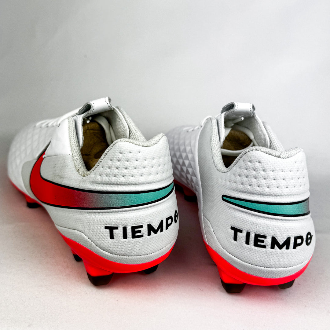 Nike Tiempo Legend 8 Academy FG - White/Flash Crimson/Photon Dust *In Box*