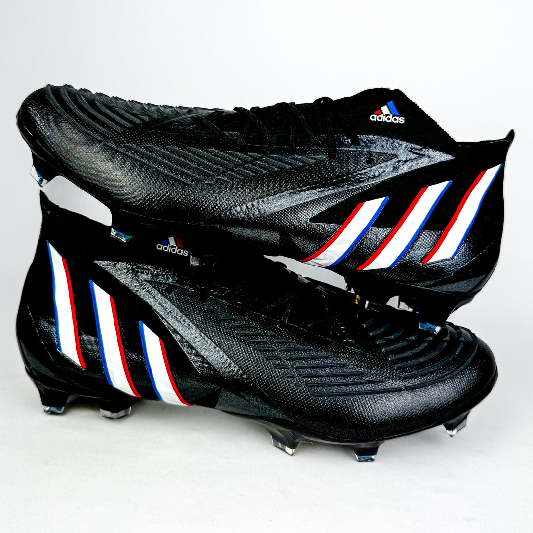 Adidas Predator Edge .1 FG - Core Black/White/Vivid Red/Bold Blue *Brand New*