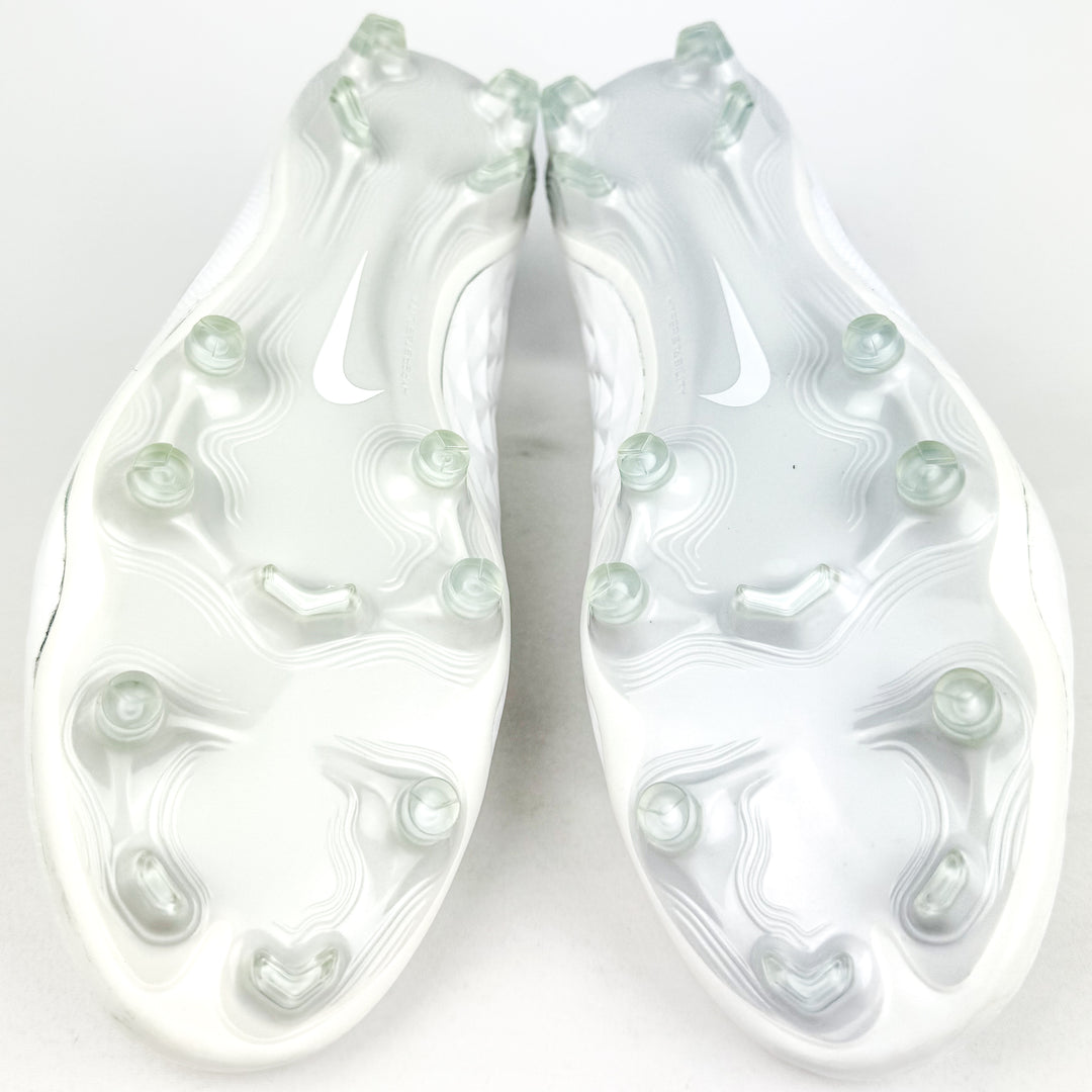 Nike Tiempo Legend VIII Elite FG - White/Pure Platinum/Wolf Grey *Brand New*