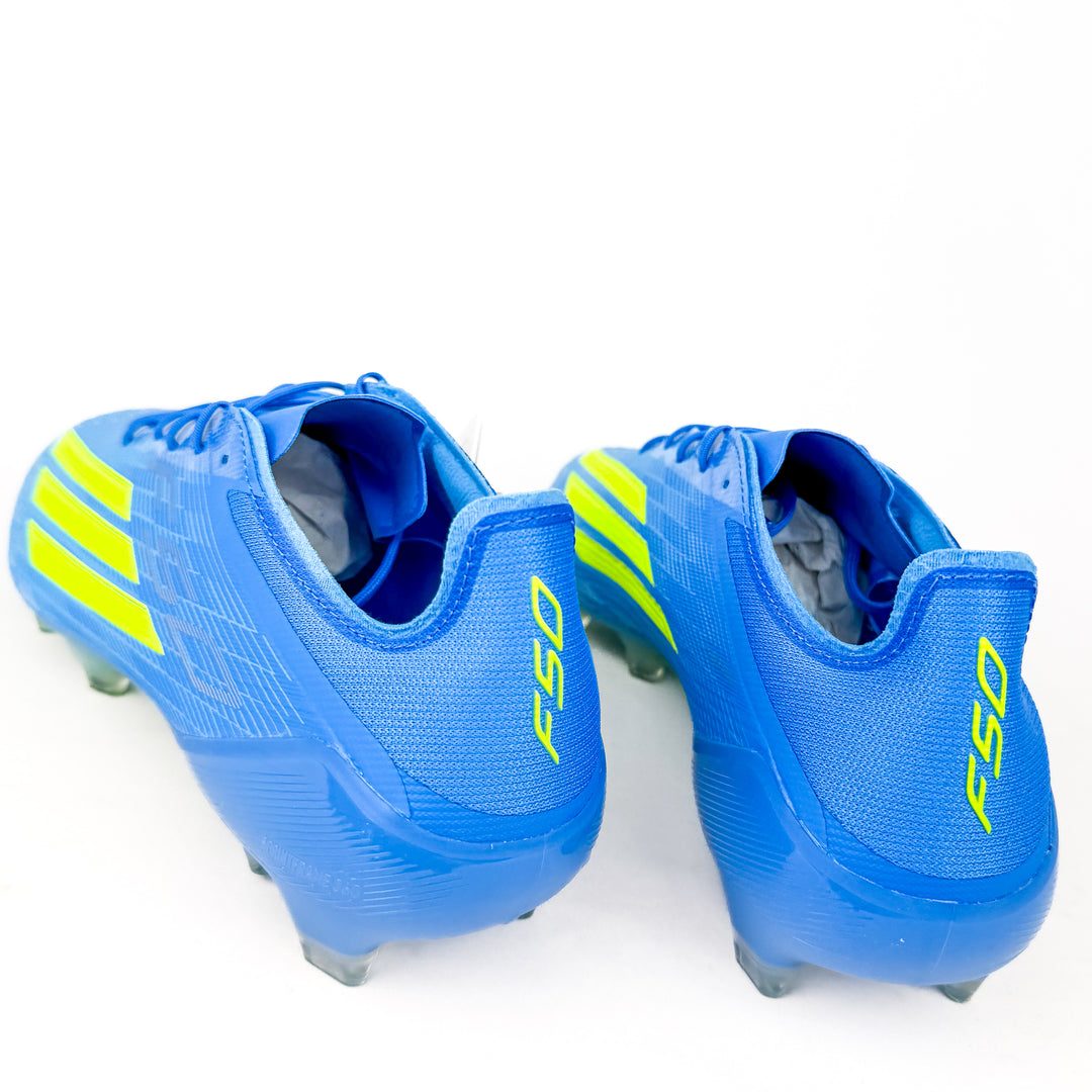 Adidas F50 Elite FG - Lucid Ray Blue/Team Solar Yellow/Lucid Aquamarine *In Box*