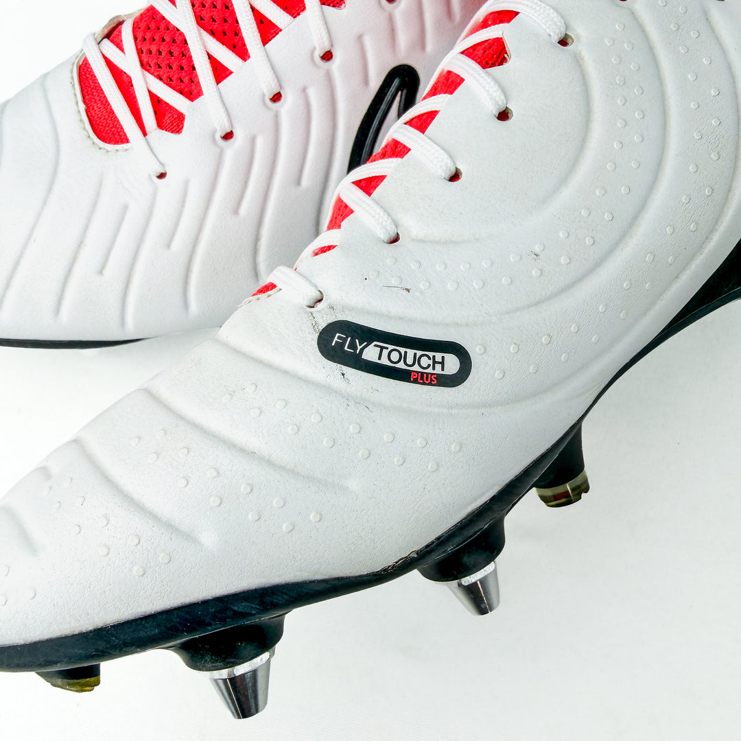 Nike Tiempo Legend 10 Elite SG-Pro - White/Hyper Crimson/Black *Pre-Owned*