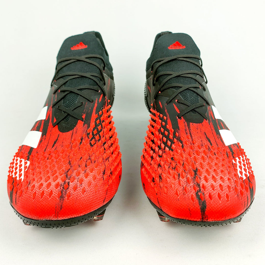 Adidas Predator 20.1 Mutator Low FG - Black/Active Red/White *Brand New*