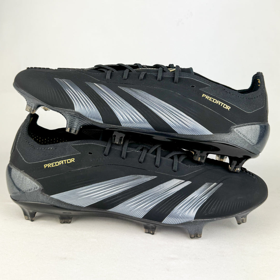 Adidas Predator Elite FG - Core Black/Gold Metallic/Carbon *In Box*