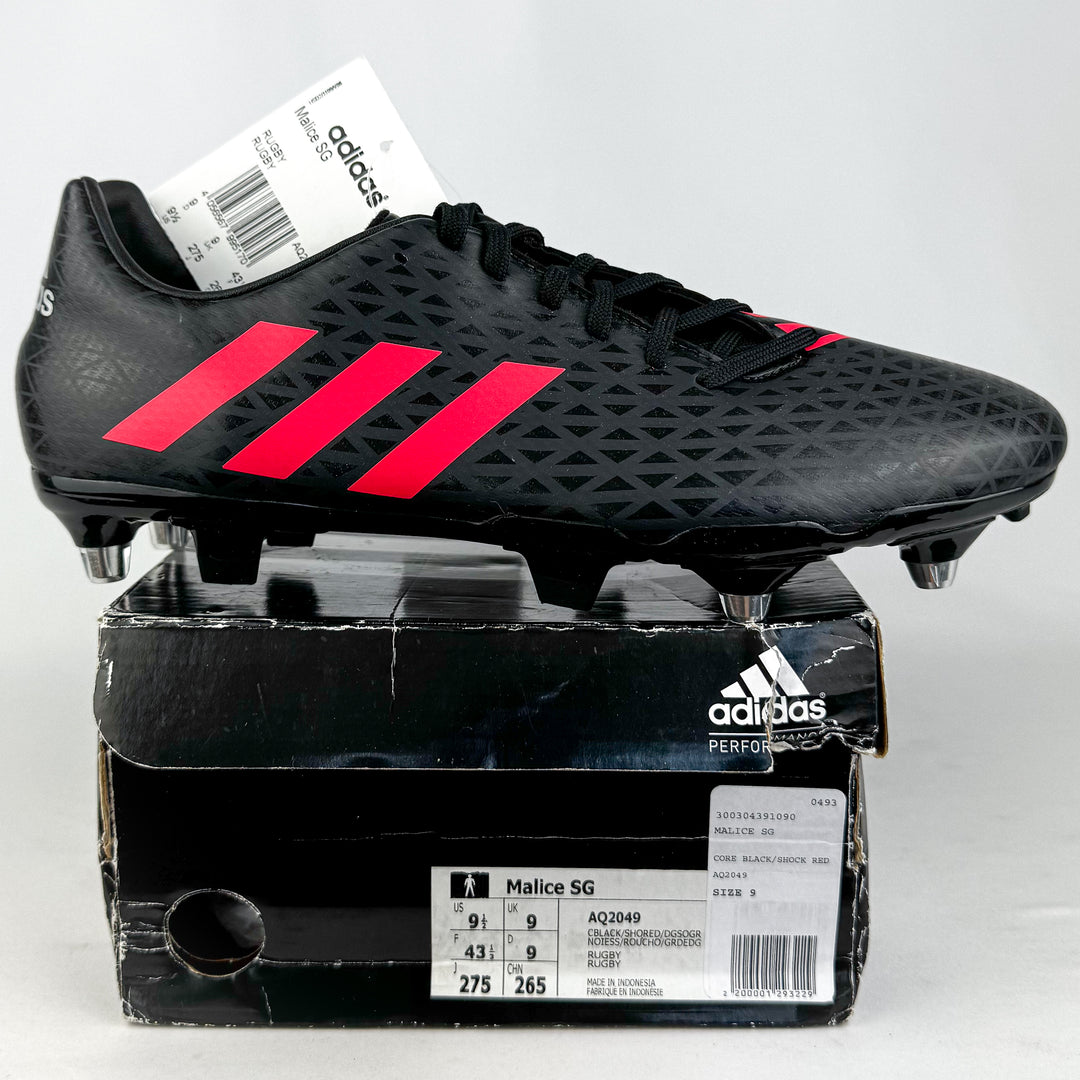 Adidas Malice SG - Black/Shock Red/Grey *In Box*