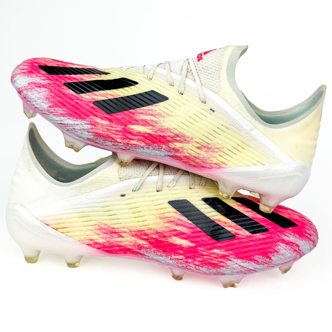 Adidas X 19.1 FG - White/Shock Pink/Black *As New*