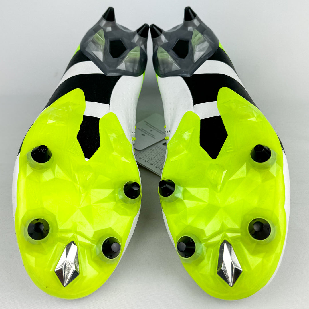 Adidas Predator Accuracy .1 SG - White/Core Black/Lucid Lemon *Brand New*