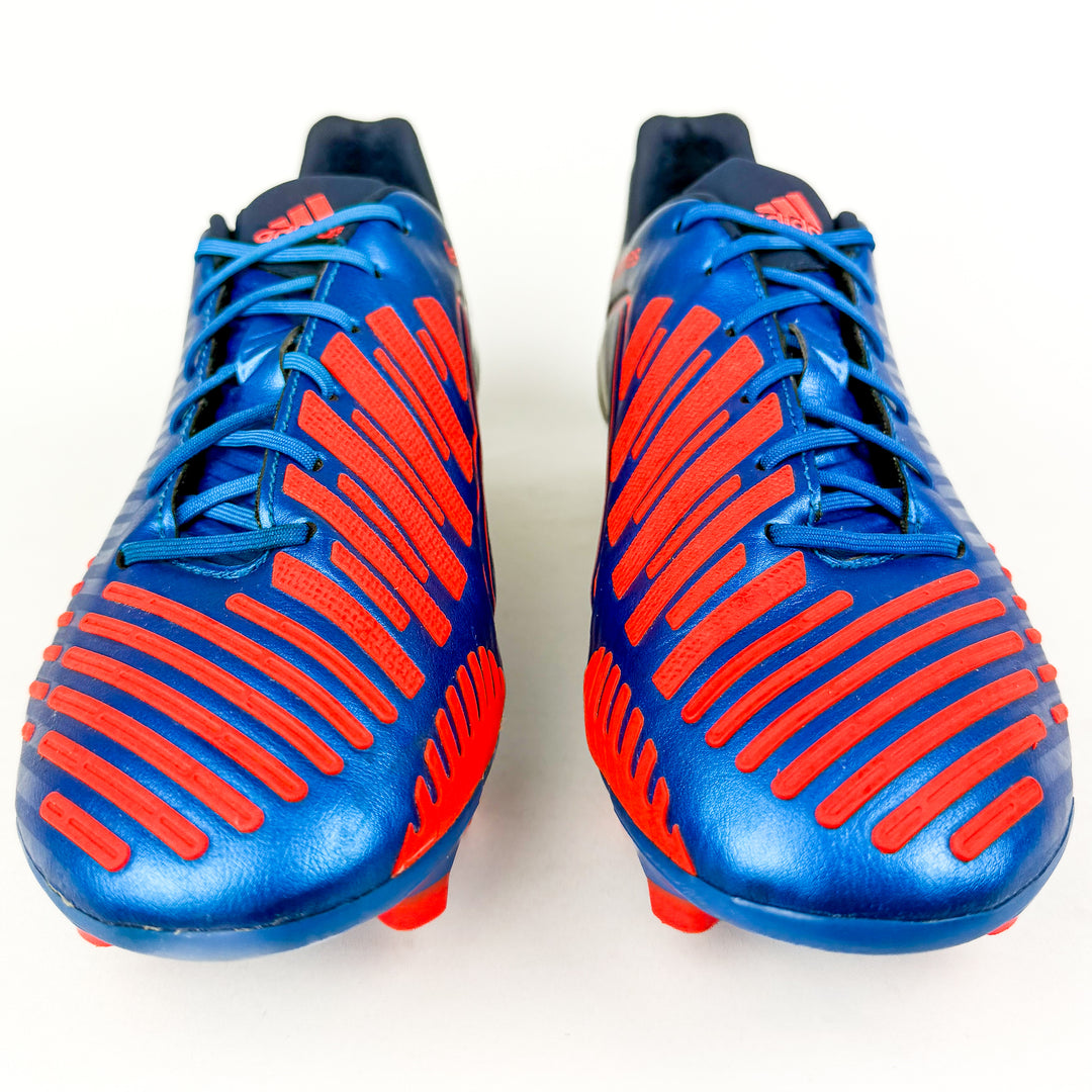Adidas Predator LZ FG - Blue/White/Infrared *Wore Once*