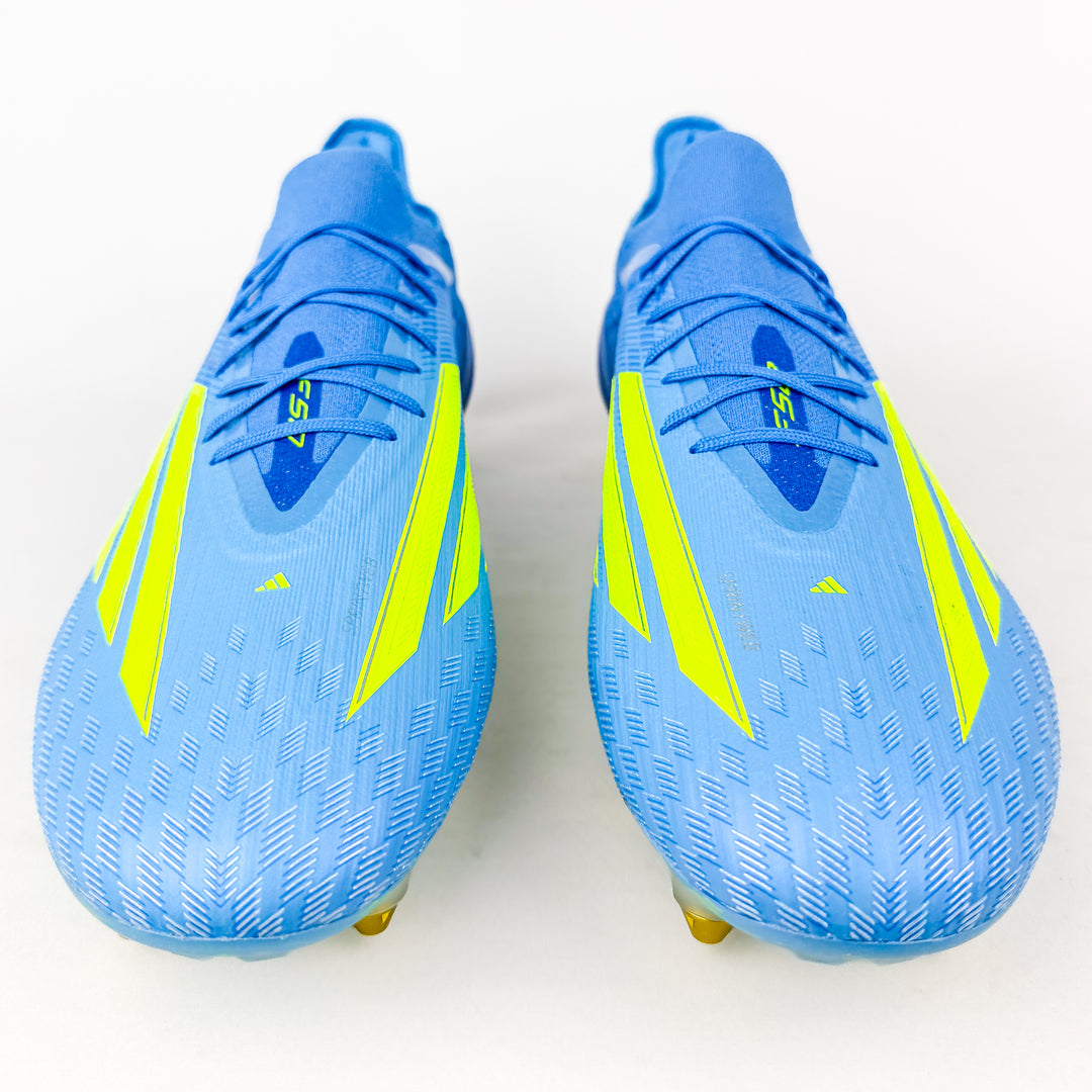 Adidas F50 Elite SG - Lucid Ray Blue/Team Solar Yellow/Lucid Aquamarine *Laced Mod*