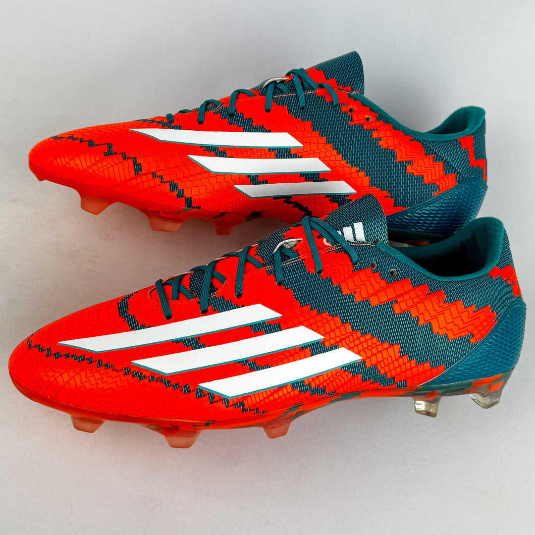 Adidas F30 Adizero 2014 FG - Messi Mirosar10 - Power Teal/White/Solar Orange *Wore Once*